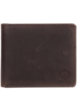 'Anders' Antique Black Leather Wallet image 1