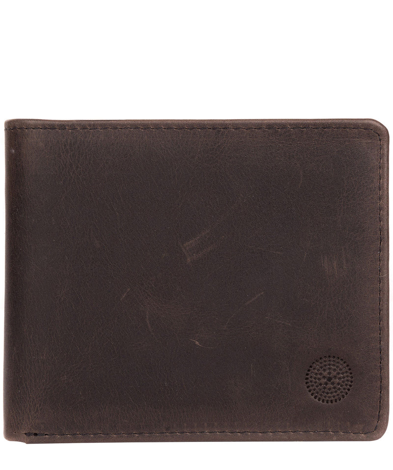 'Anders' Antique Black Leather Wallet image 1