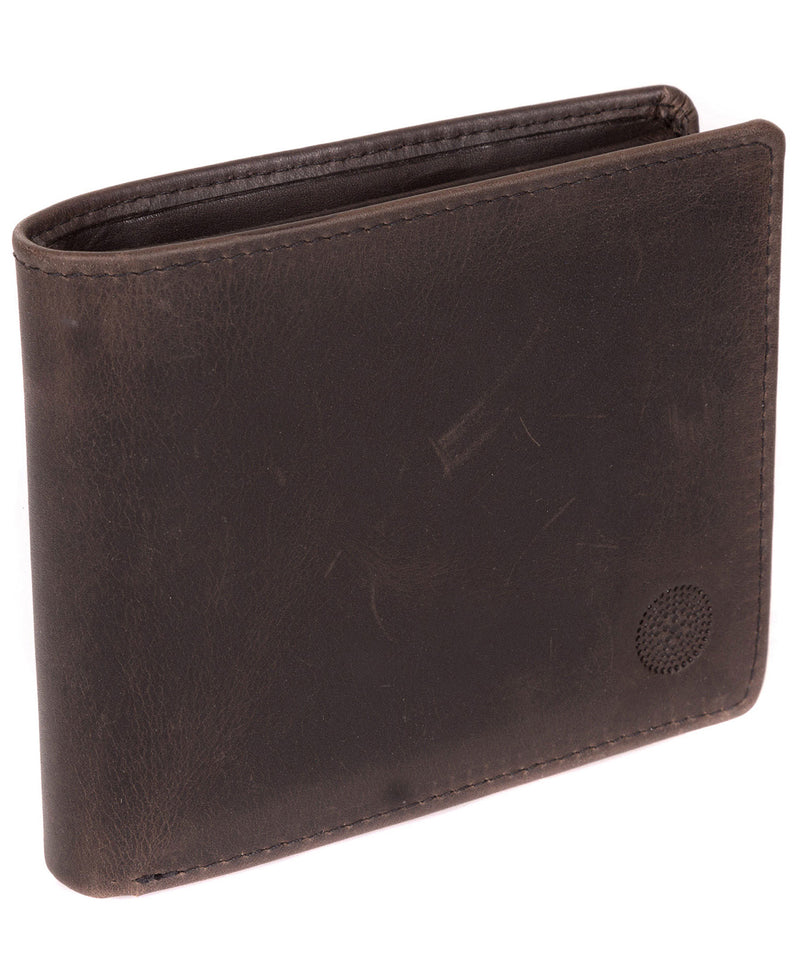 'Anders' Antique Black Leather Wallet image 3