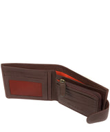 'Boris' Dark Brown Bi-Fold Leather Wallet image 4