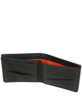 'Max' Black Bi-Fold Leather Wallet image 5