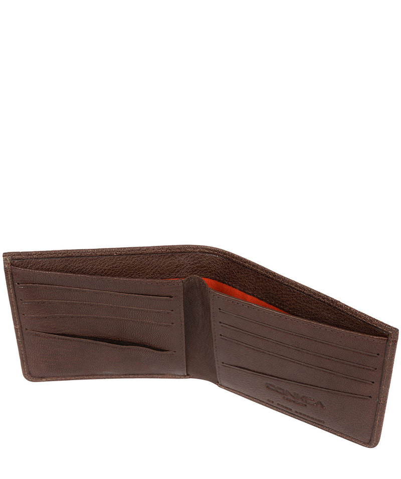 'Max' Dark Brown Bi-Fold Leather Wallet image 5