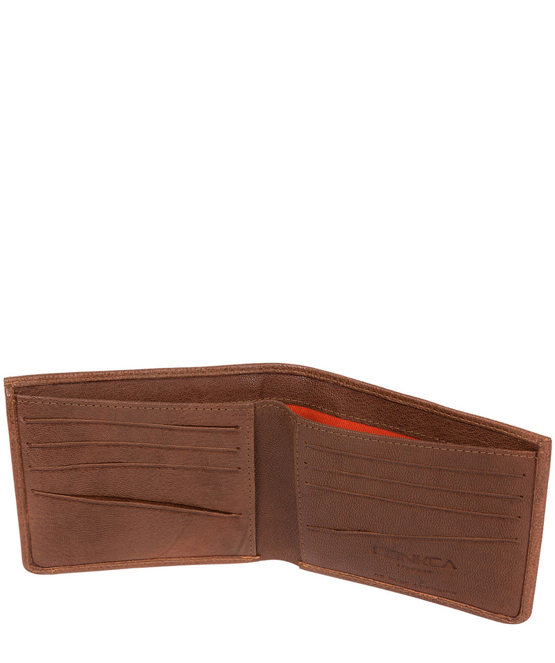 'Max' Conker Brown Bi-Fold Leather Wallet image 5