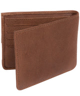 'Max' Conker Brown Bi-Fold Leather Wallet image 6