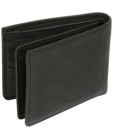 'Benedict' Black Bi-Fold Leather Wallet image 5