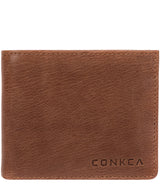 'Benedict' Conker Brown Bi-Fold Leather Wallet image 1
