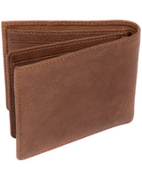 'Benedict' Conker Brown Bi-Fold Leather Wallet image 5