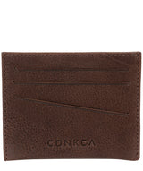 'Otis' Dark Brown Bi-Fold Leather Wallet image 3
