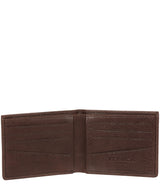 'Alston' Dark Brown Bi-Fold Leather Wallet image 3