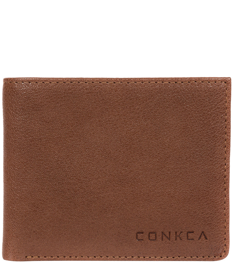'Alston' Conker Brown Bi-Fold Leather Wallet image 1
