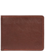 'Campbell' Conker Brown Bi-Fold Leather Wallet image 1