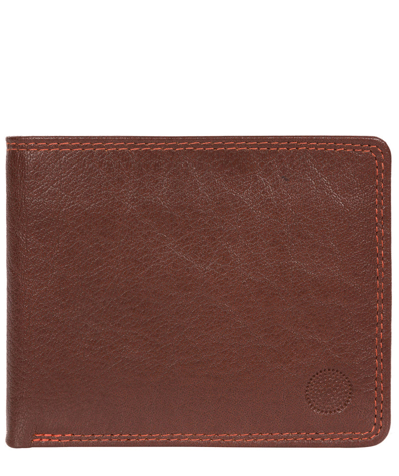 'Campbell' Conker Brown Bi-Fold Leather Wallet image 1