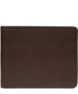 'Campbell' Dark Brown Leather RFID Wallet image 1