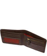 'Campbell' Dark Brown Leather RFID Wallet image 3