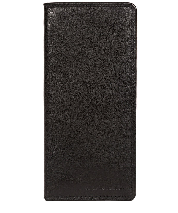 'Osbourne' Black Leather Breast Pocket Wallet image 1