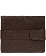 'Roth' Dark Brown Leather RFID Wallet image 1