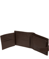 'Roth' Dark Brown Leather RFID Wallet image 4