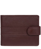 'Roth' Oxblood Bi-Fold Leather Wallet