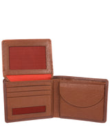 'Moon' Conker Brown Bi-Fold Leather Wallet image 3