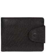 'Tyler' Black Bi-Fold Leather Wallet image 1