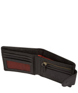 'Tyler' Black Bi-Fold Leather Wallet image 3