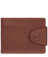 'Tyler' Conker Brown Bi-Fold Leather Wallet image 1