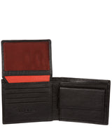 'Edge' Black Bi-Fold Leather RFID Wallet image 3