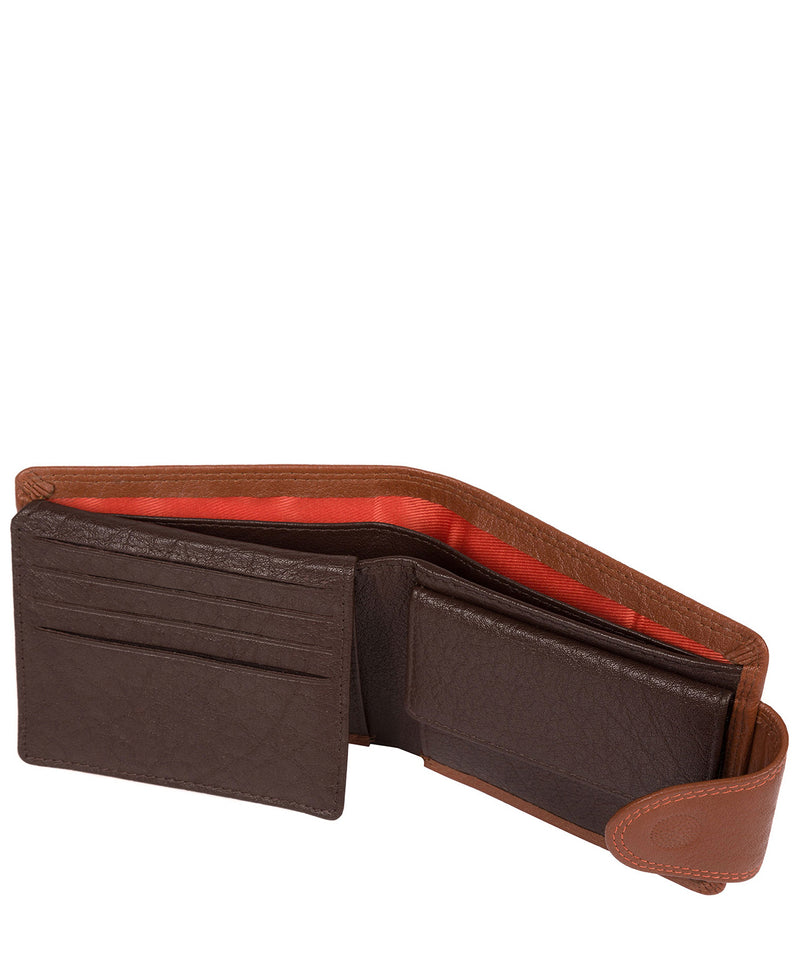 'Dunbar' Chestnut Orange Leather Wallet