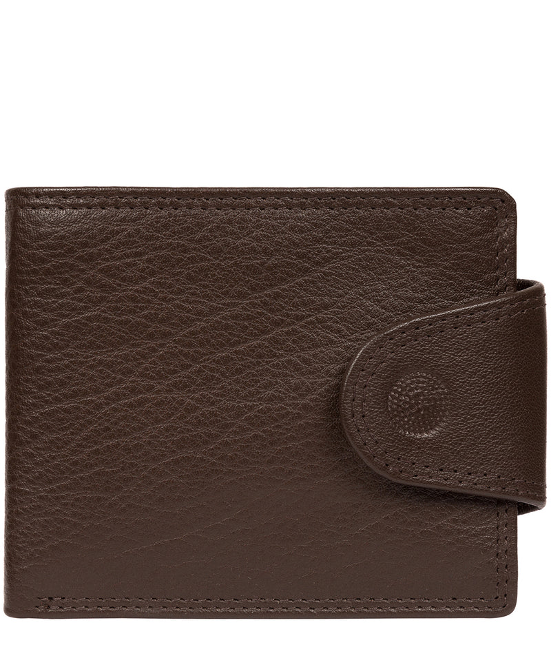 'Dunbar' Dark Brown Leather RFID Wallet