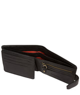 'Jones' Black Bi-Fold Leather Wallet image 4