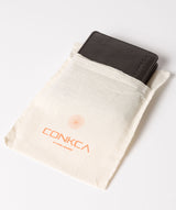 'Cobain' Black Bi-Fold Leather Wallet image 5