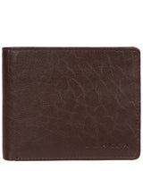 'Cobain' Dark Brown Bi-Fold Leather Wallet image 1