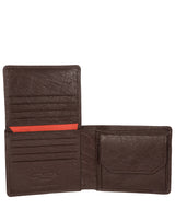 'Cobain' Dark Brown Bi-Fold Leather Wallet image 3