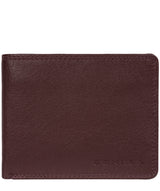 'Wilson' Oxblood Bi-Fold Leather Wallet image 1