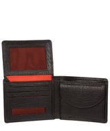 'Miller' Black Bi-Fold Leather Wallet Pure Luxuries London