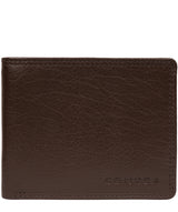 'Miller' Dark Brown Leather RFID Wallet image 1