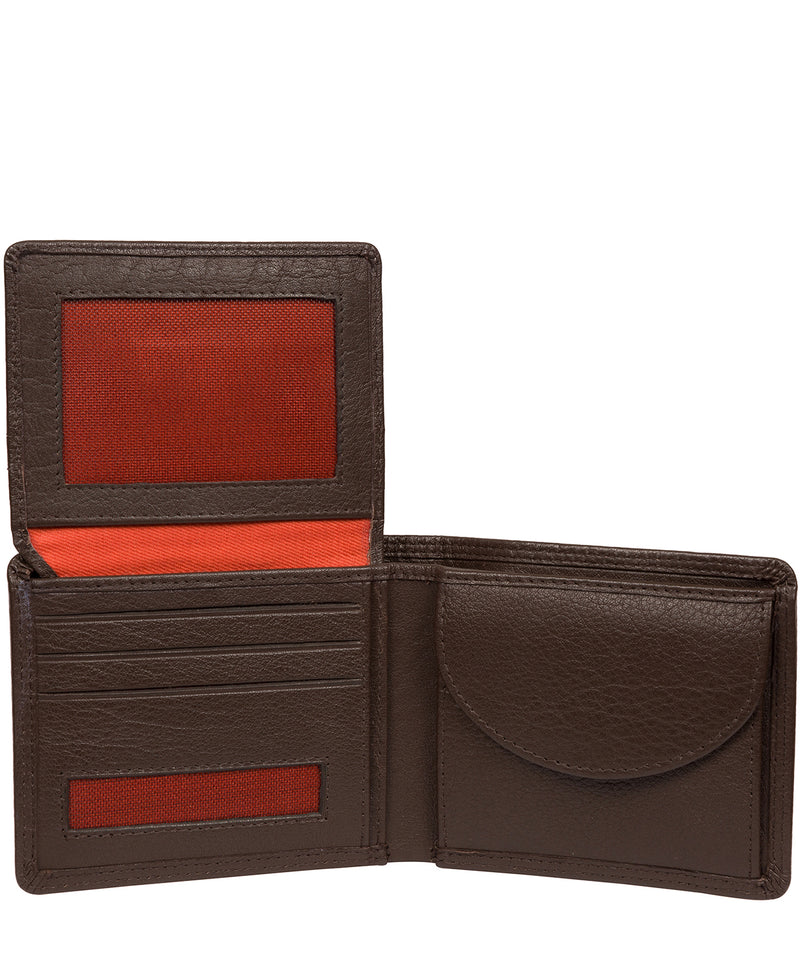 'Miller' Dark Brown Leather RFID Wallet image 4