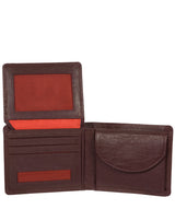 'Miller' Oxblood Bi-Fold Leather Wallet Pure Luxuries London