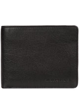 'Conan' Black Bi-Fold Leather Wallet Pure Luxuries London