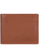 'Conan' Chestnut and Dark Brown Bi-Fold Leather Wallet image 1