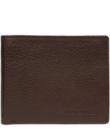 'Conan' Dark Brown Leather RFID Wallet Pure Luxuries London