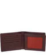 'Conan' Oxblood Bi-Fold Leather Wallet image 3