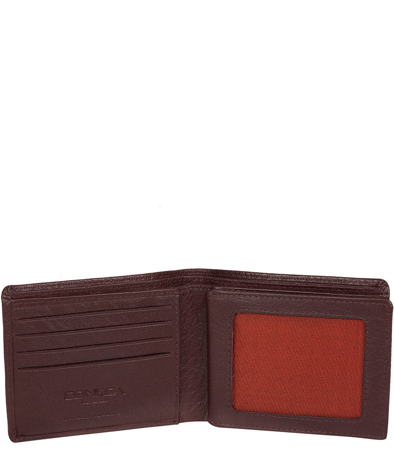 'Conan' Oxblood Bi-Fold Leather Wallet image 3
