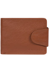 'Heath' Chestnut and Dark Brown Bi-Fold Leather Wallet image 1