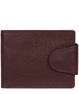 'Heath' Oxblood Bi-Fold Leather Wallet image 1