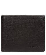 'Ike' Black Bi-Fold Leather Wallet image 1