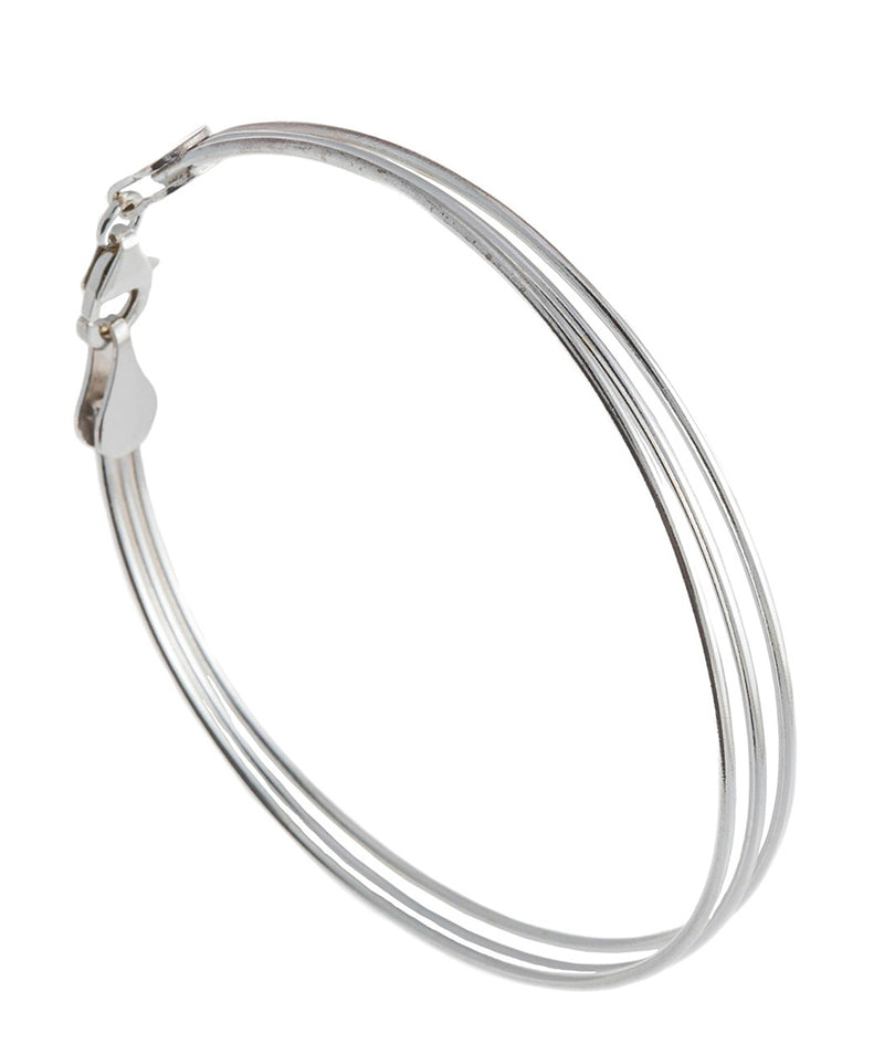 Gift Packaged 'Roberta' Sterling Silver Trio Bangle